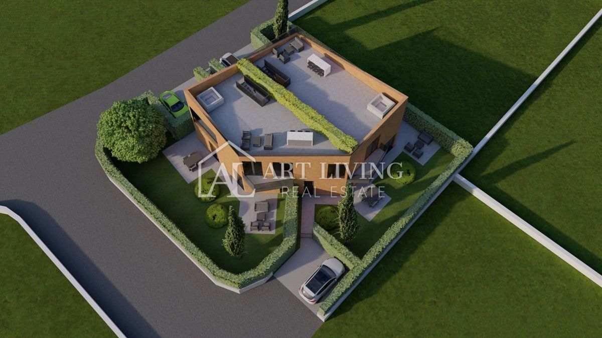 Poreč, okolica - PRILOŽNOST! - moderno enosobno stanovanje, 55m2 z 90m2 vrta