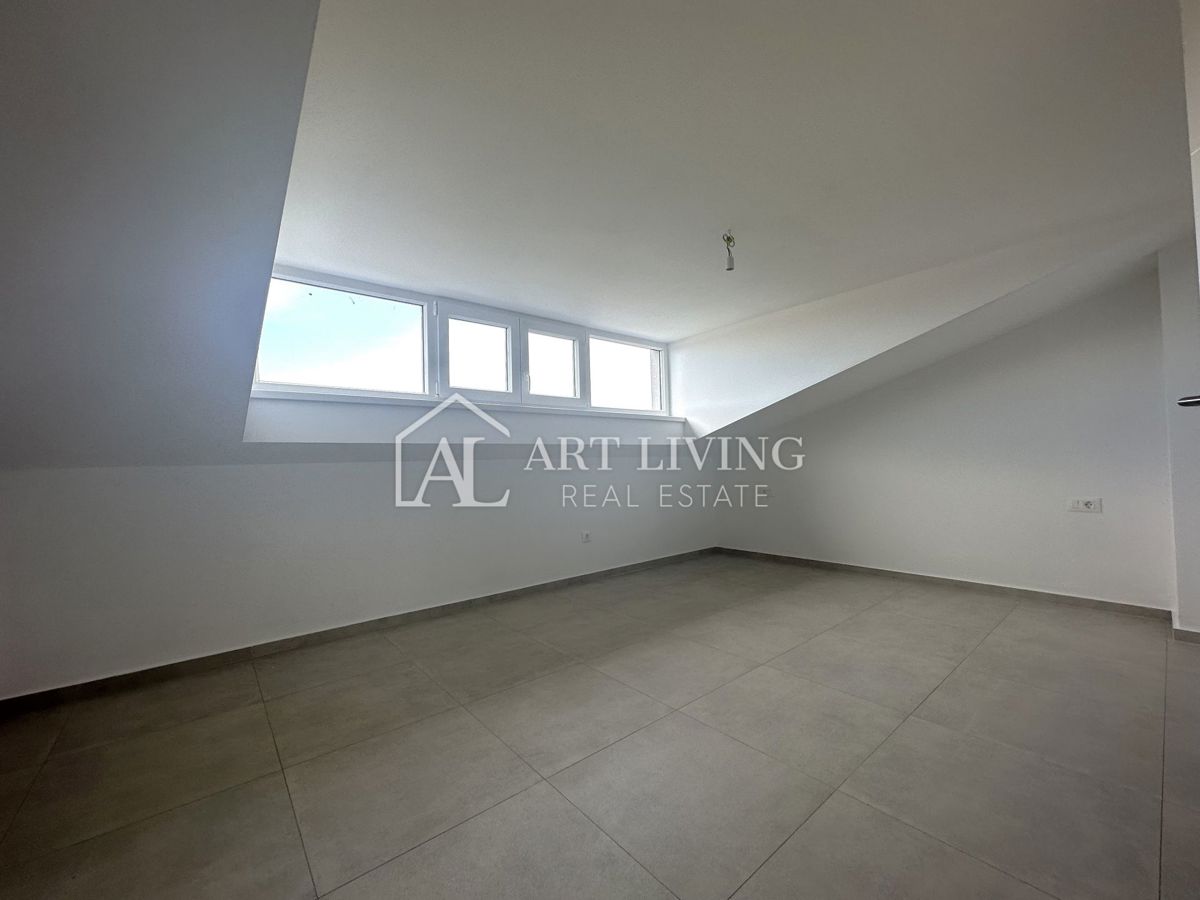 Poreč, okolica - dvoetažno trisobno stanovanje, 86,40 m2, NOVOGRADNJA