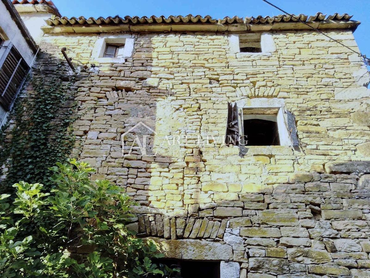 Buzet, okolica – pristna kamnita hiša za obnovo – PRILOŽNOST!