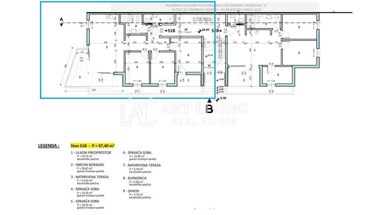 Umag, okolica – razkošno stanovanje s 3 spalnicami in skupnim bazenom