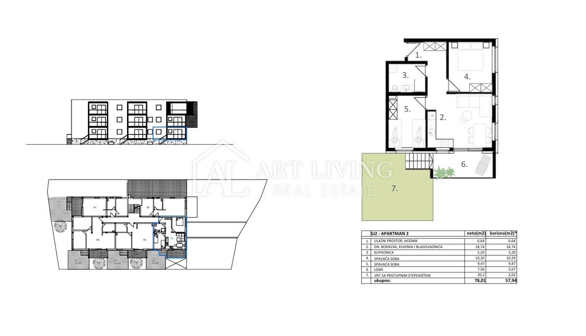 Vodice – očarljivo stanovanje v pritličju, 500 m od morja in središča mesta.
