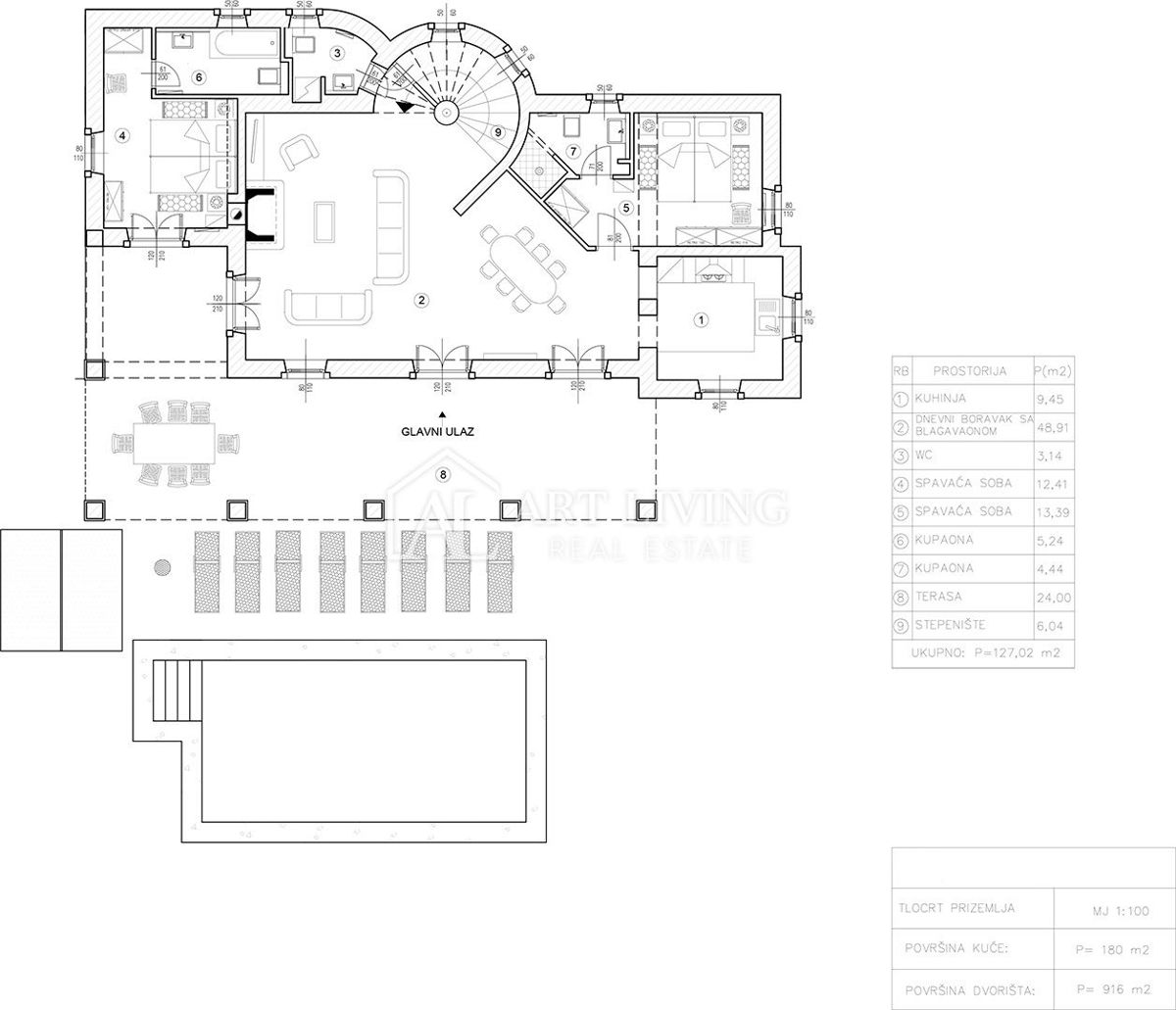 Poreč-okolica, razkošna kamnita vila v rustikalnem slogu z bazenom