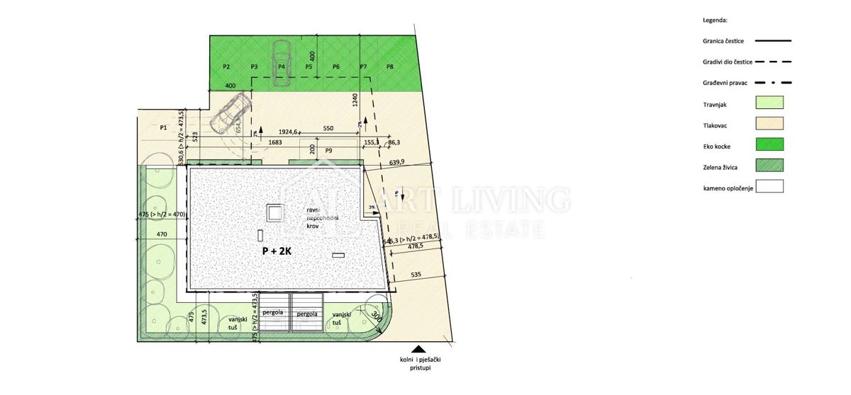 Umag, okolica – sodobno stanovanje z vrtom, 600 m od morja, NOVOGRADNJA