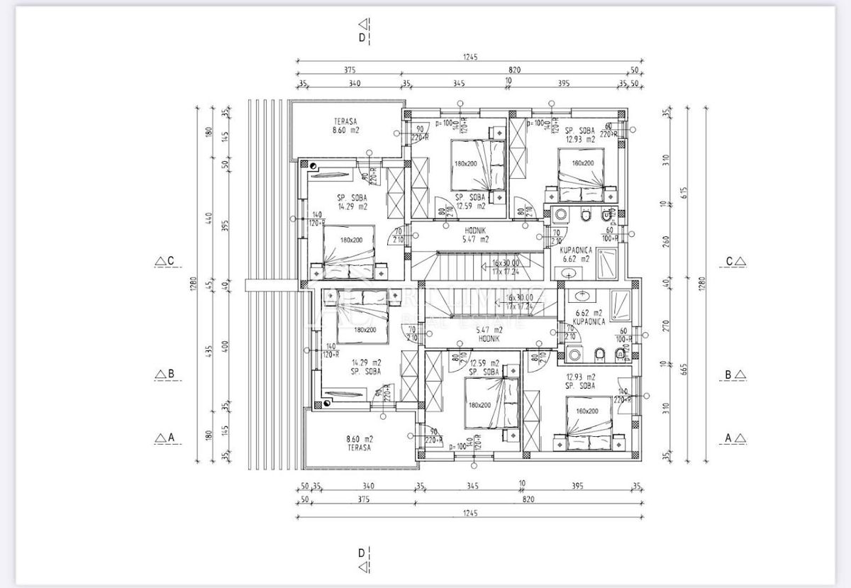 Umag - okolica, Moderna vila dvojček z bazenom 3,5 km od morja in mesta