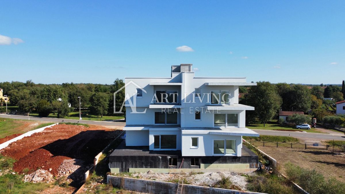 Umag, okolica – sodobno dvosobno stanovanje v novogradnji, 400 m od morja