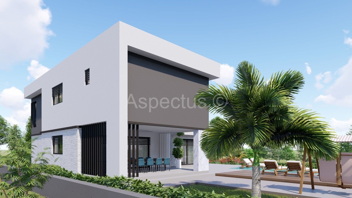 Nova kuća s bazenom u izgradnji | nadomak Pule, Marčana