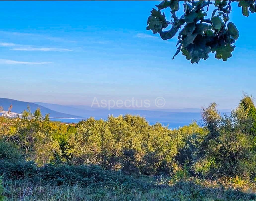 Građevinsko zemljište, 729m2, pogled more, okolica Pule | Krnica