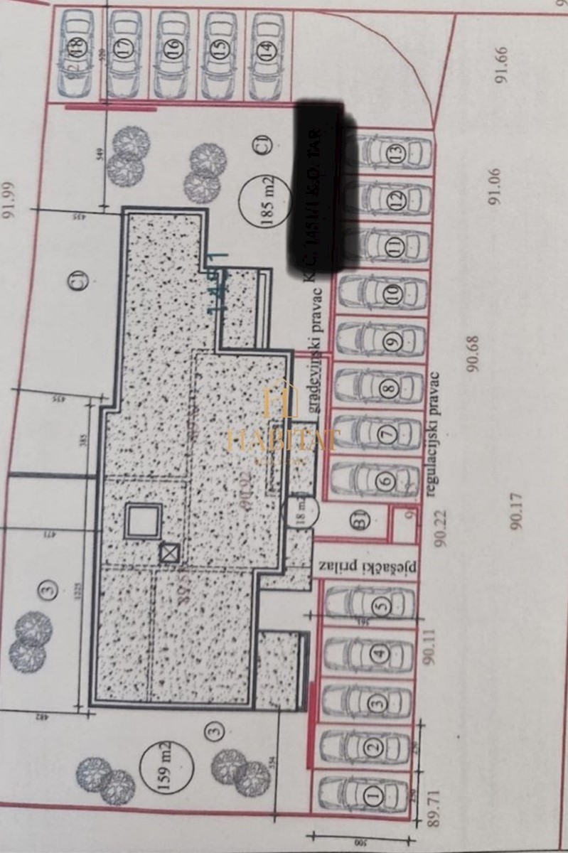 Istra, Tar, 2SS+DB, 63m2, dvorišče 182m2, novogradnja, 2 parkirni mesti