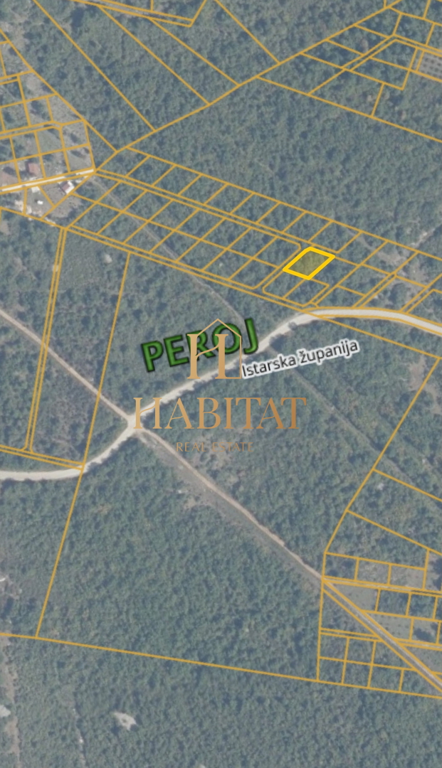 Istra, Barbariga, kmetijsko zemljišče 454m2, 1,5km od morja