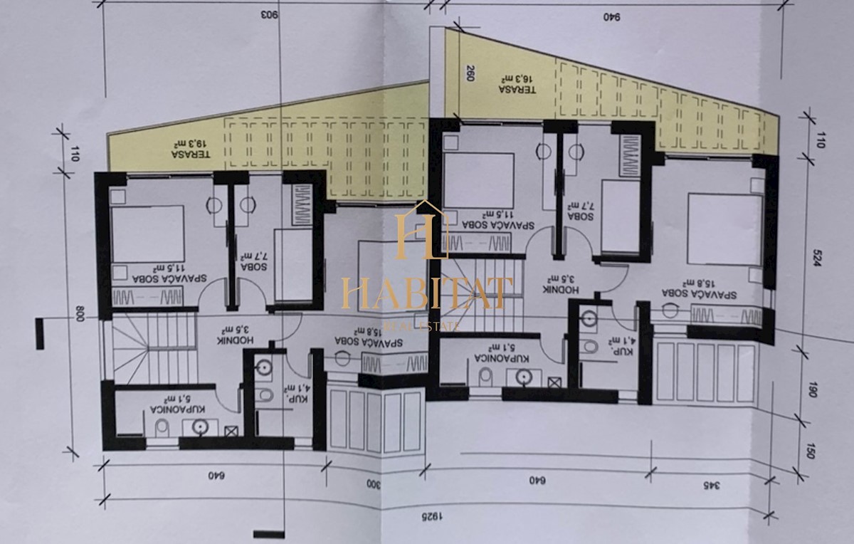 Istra, Umag, Lovrečica, zazidljivo zemljišče 745m2 ob morju, dvoetažni projekt, odprt pogled na morje