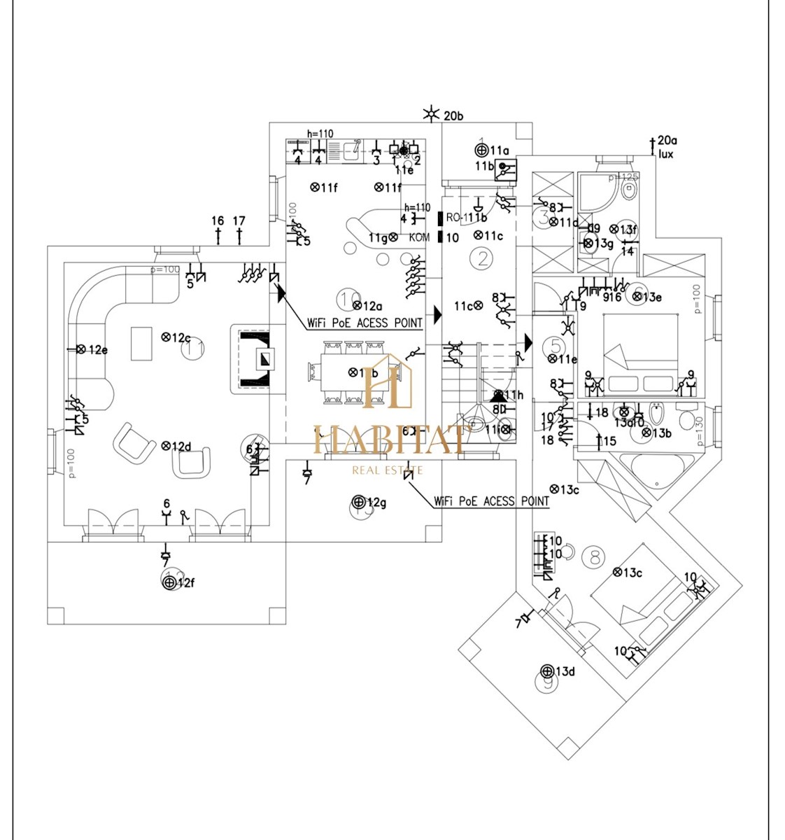 Istra, Buje, Kaštel, Vila, bazen, vrt 1060m2