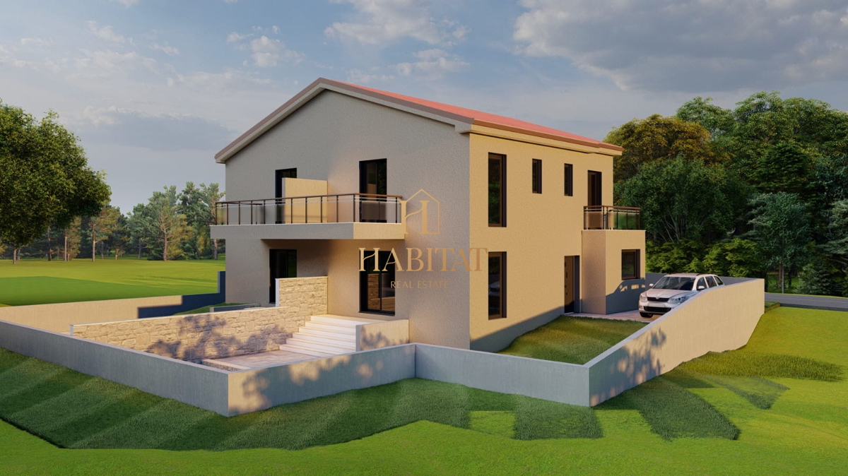 Istra, Buje, DUPLEX 160m2, bazen