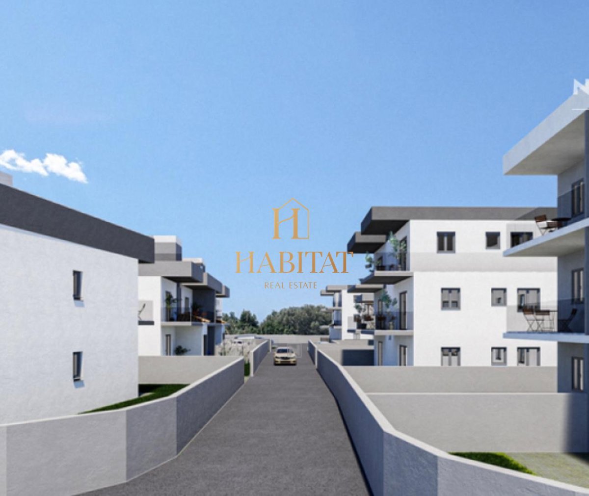 Istra, Zambratija, 2S+DB, apartma 69m2, pogled na morje, novogradnja