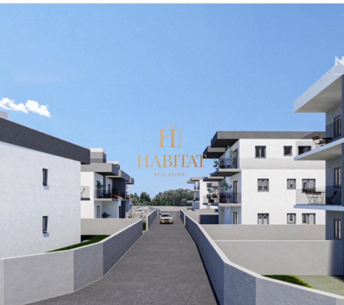 Istra, Zambratija, 2S+DB, apartma 69m2, pogled na morje, novogradnja