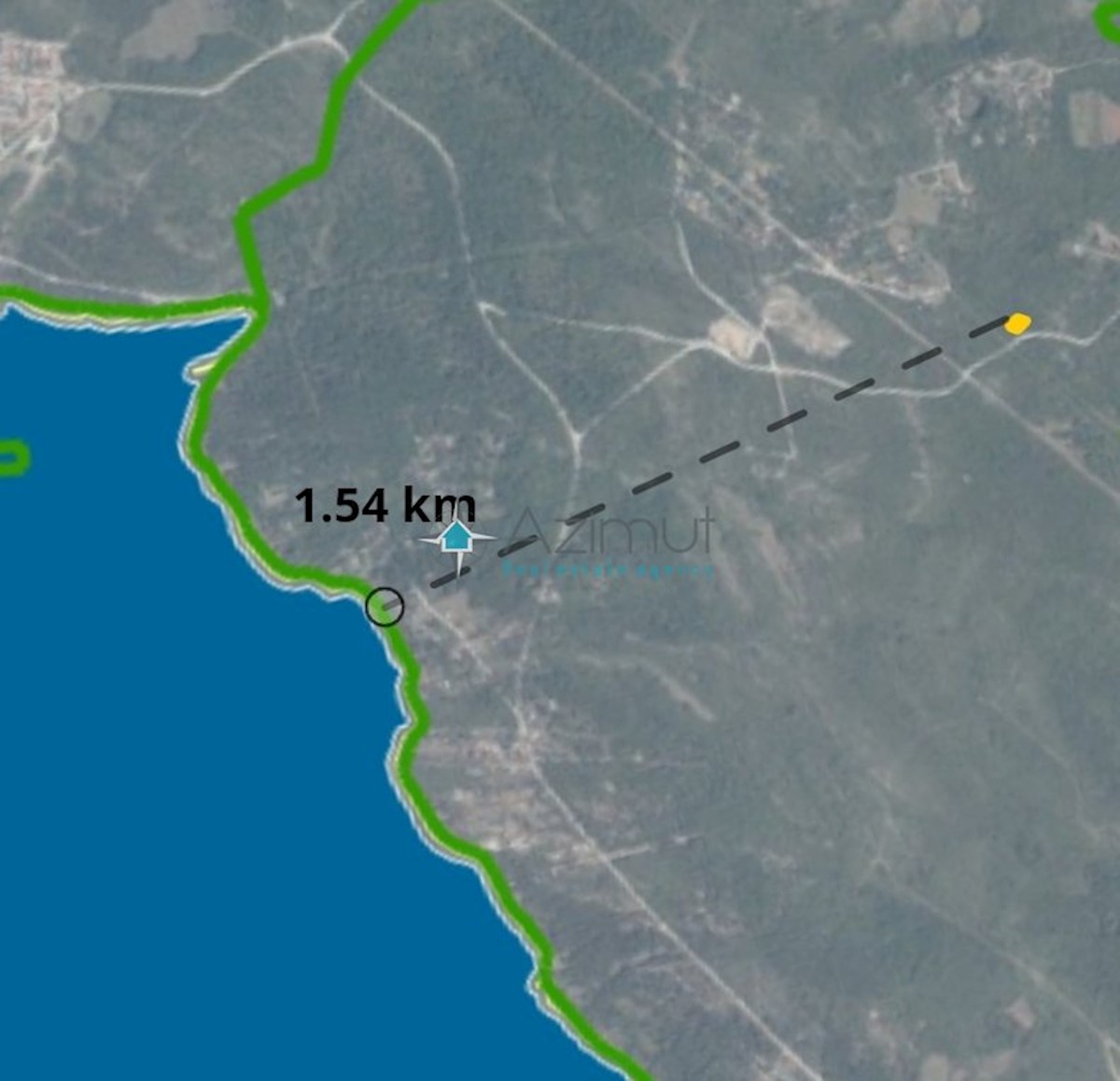 Istra, Barbariga, kmetijsko zemljišče 408m2, 1,5km od morja