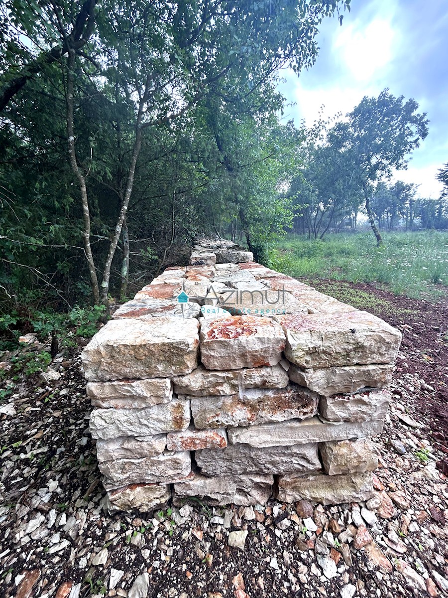 Istra, Vodnjan, kmetijsko zemljišče 1897m2, ograjeno s suhozidom