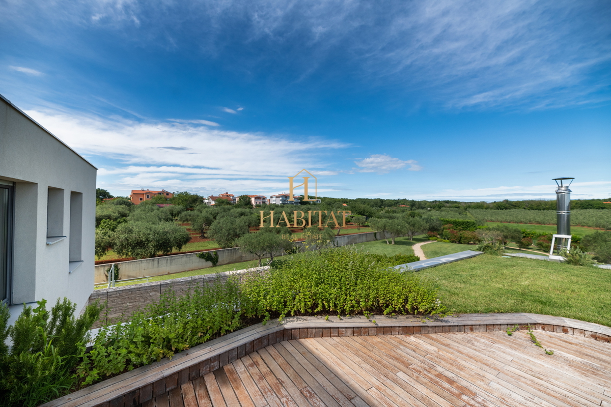 Istra, Zambratija, luksuzna vila 420 m2, 4 spalnice, 4 kopalnice, garaža