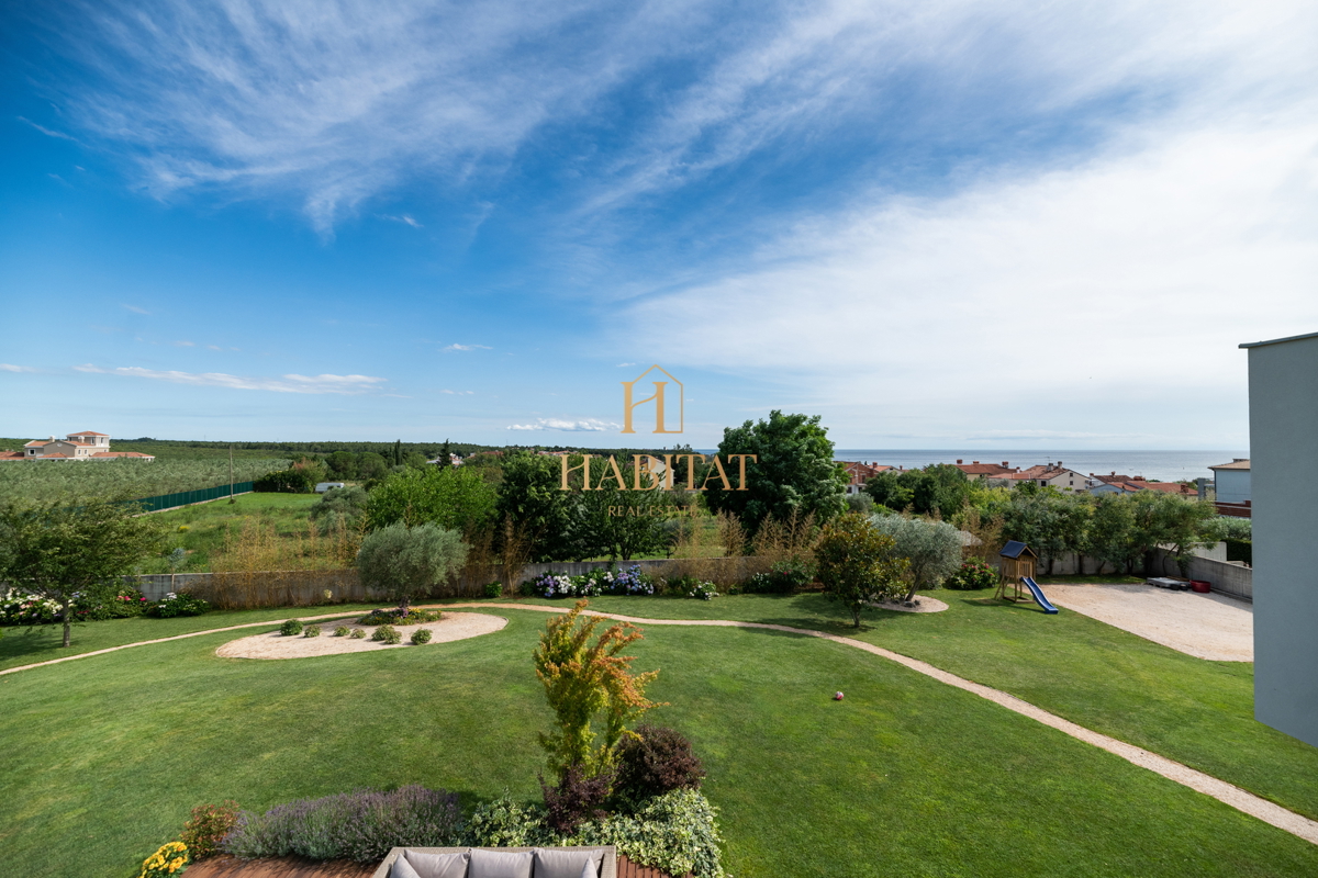 Istra, Zambratija, luksuzna vila 420 m2, 4 spalnice, 4 kopalnice, garaža
