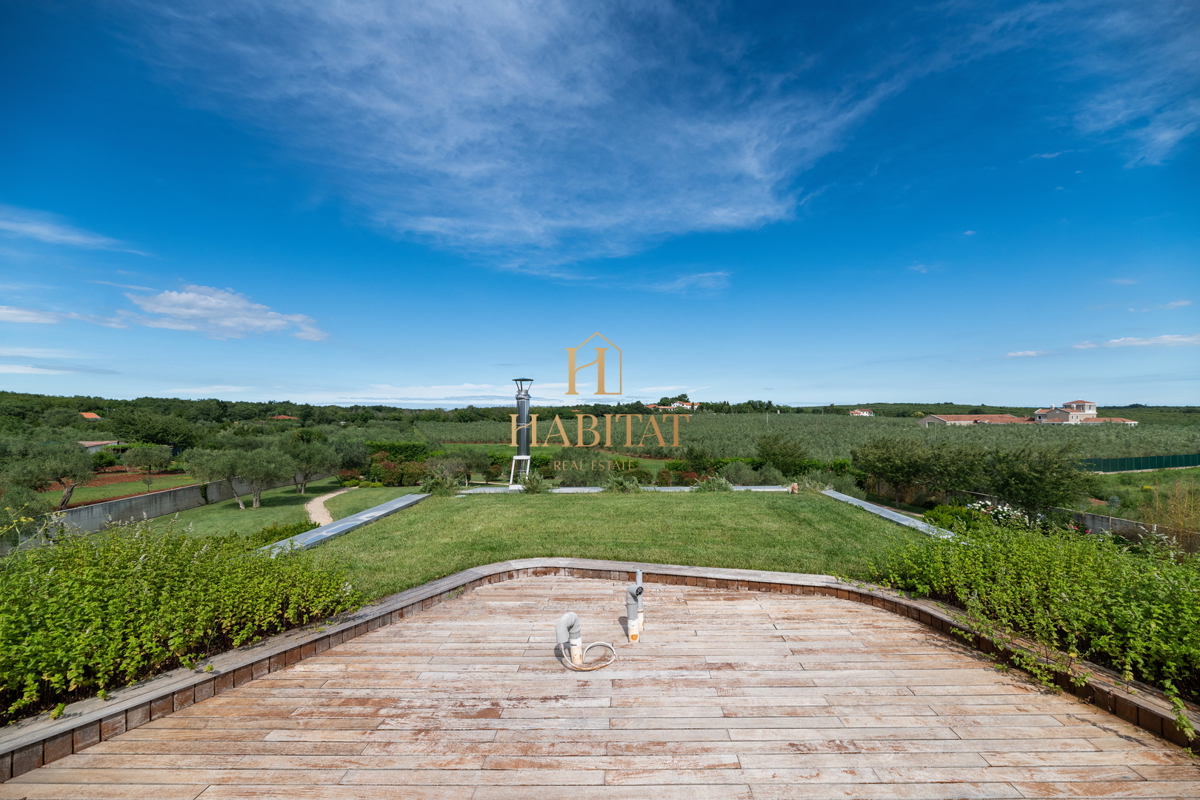 Istra, Zambratija, luksuzna vila 420 m2, 4 spalnice, 4 kopalnice, garaža
