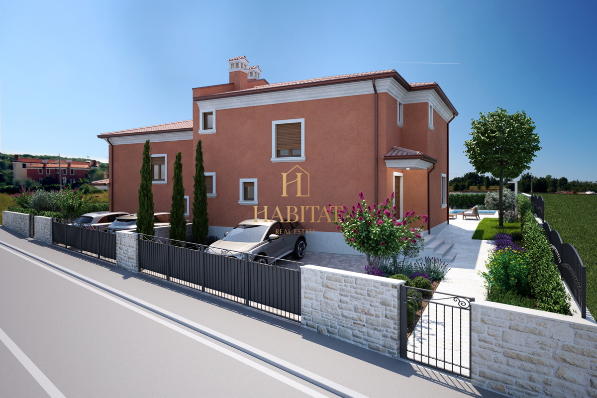 Istra, Momjan, Kremenje, DUPLEKSAN NOVOGRADNJA 200m2