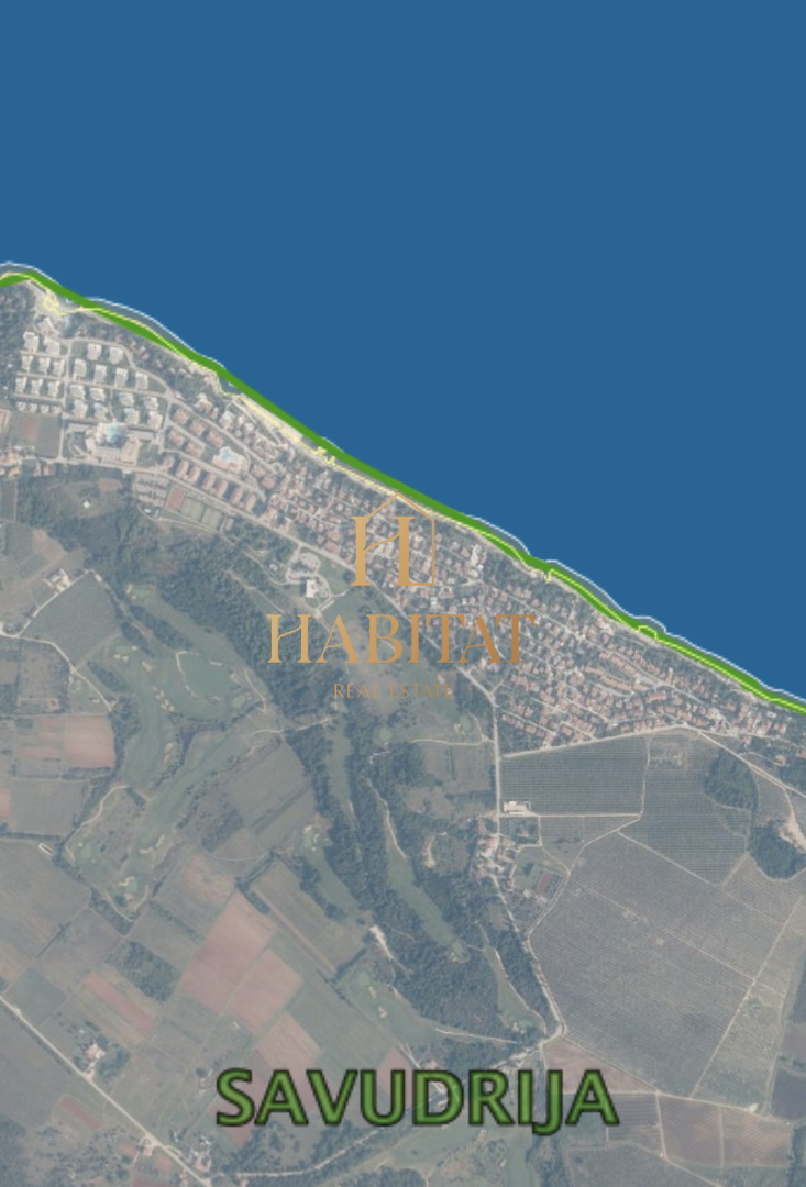 Istra, Crveni Vrh, gradbeno zemljišče, 1.610 m2, pogled na morje, luksuzno, prodamo
