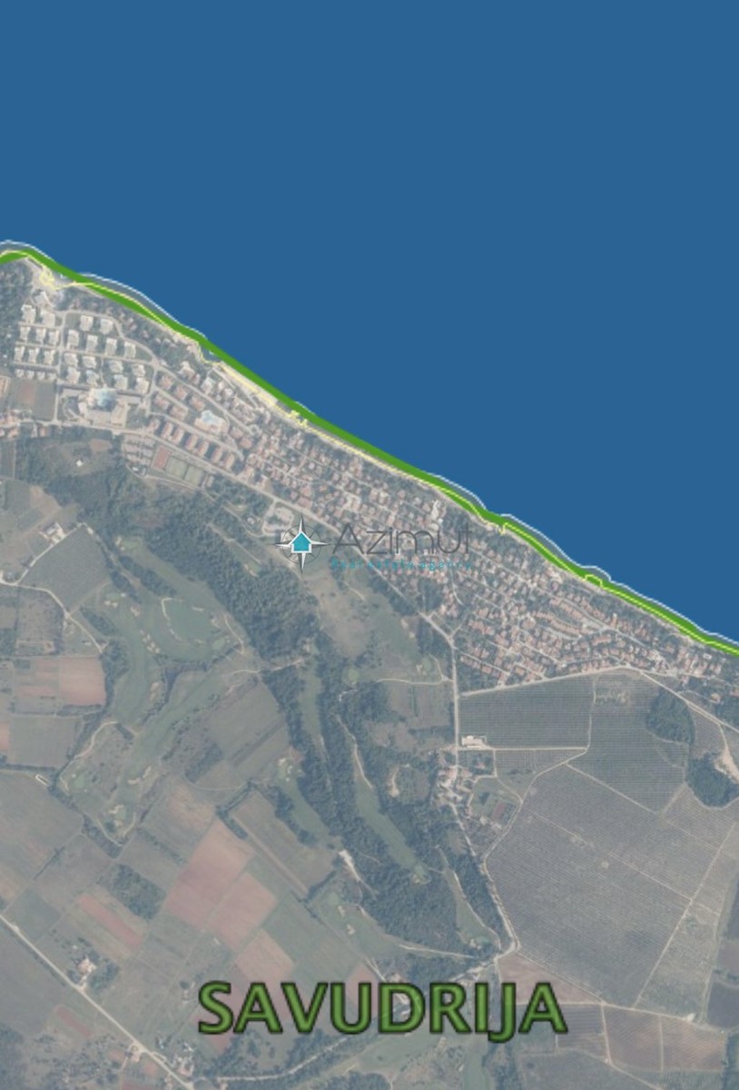 Istra, Crveni Vrh, gradbeno zemljišče, 1.610 m2, pogled na morje, luksuzno, prodamo