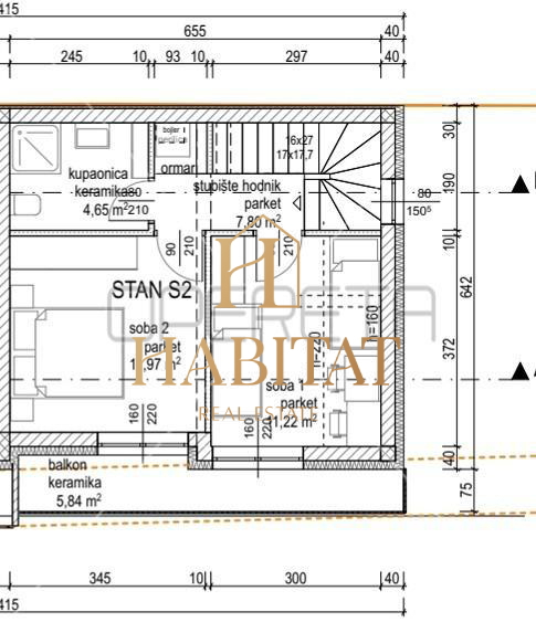 Zagreb , Donja Dubrava , €3,000,-/m2 new building apartment 80m2 , garden , parking , 2BR+DB , PARKING