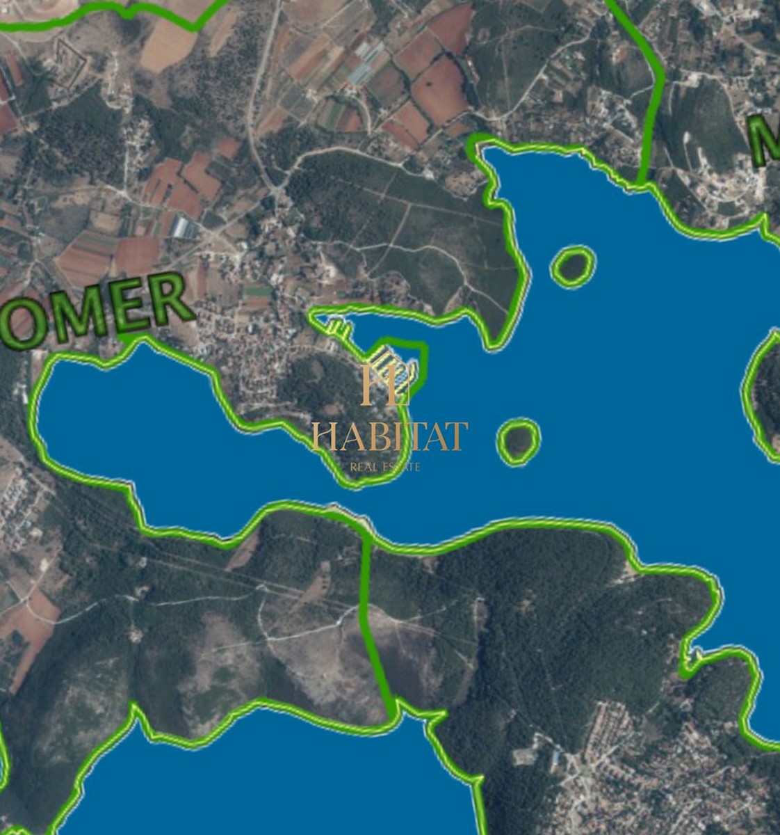 Istra, Pomer, 8 kmetijskih parcel, 60 €/m2, pogled na morje