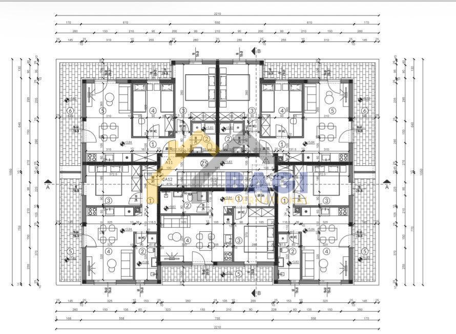 PULA ŠIKIĆI APARTMA A14-48,51m2-DVA PARKIRNA MESTA-NOVOGRADNJA