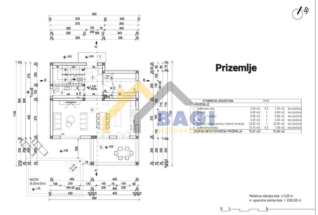 ISTRA - DIVŠIĆI Gradbeno zemljišče s projektom za stanovanjsko stavbo