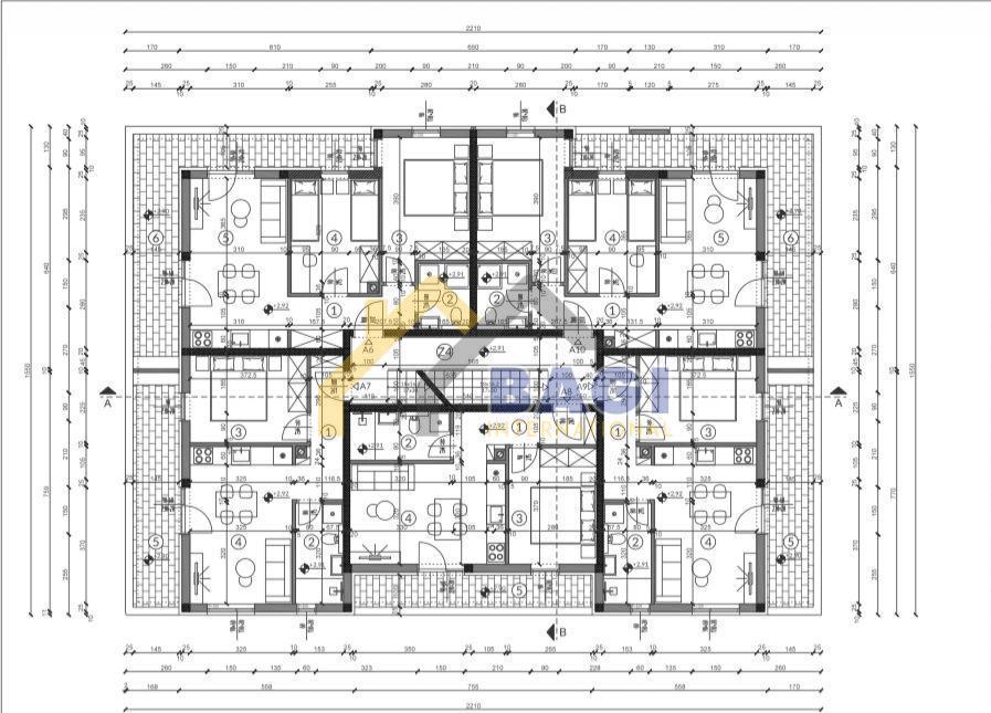 PULA ŠIKICI NOVOZGRAJENO STANOVANJE A8-48,51m2-Dve parkirni mesti