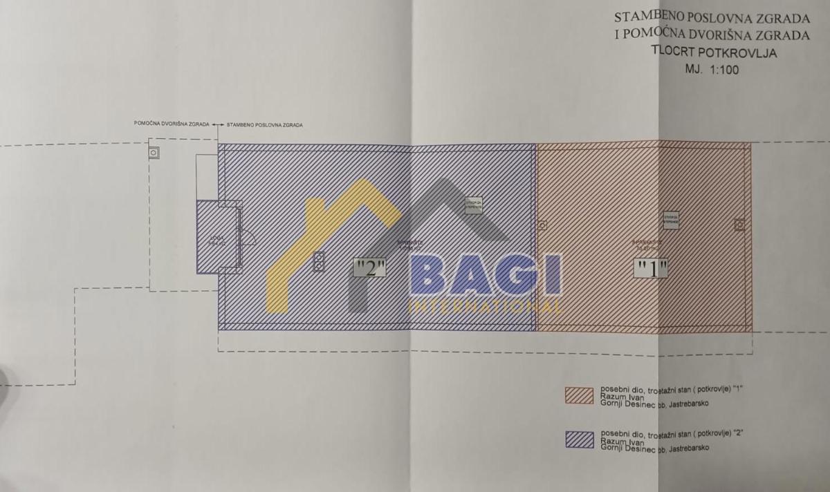 Gradbena zemljišča Donji Desinec, Jastrebarsko - Okolica, 3.773m2