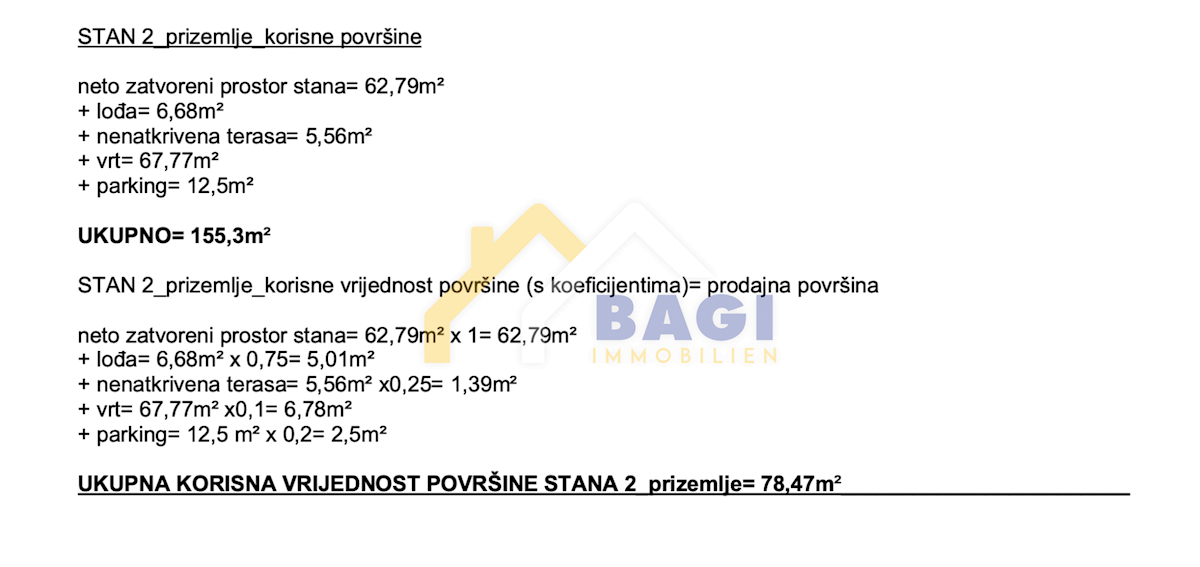 Apartmaj Sesvetski Kraljevec, Sesvete, 78,47m2