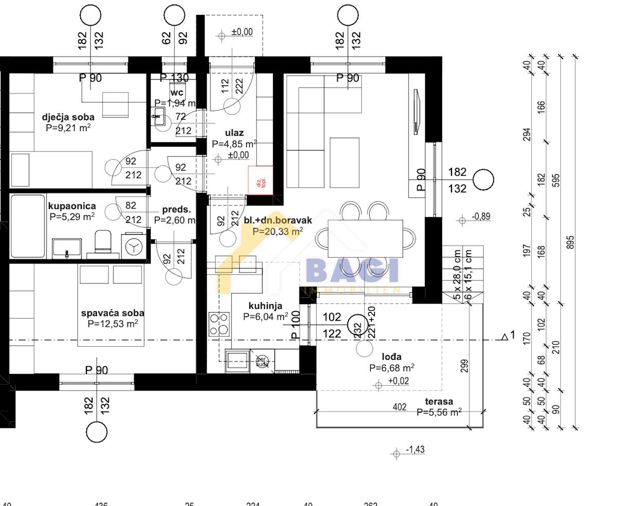 Apartmaj Sesvetski Kraljevec, Sesvete, 78,47m2