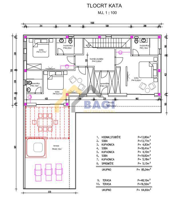 Gradbena zemljišča Rebići, Barban, 1.300m2