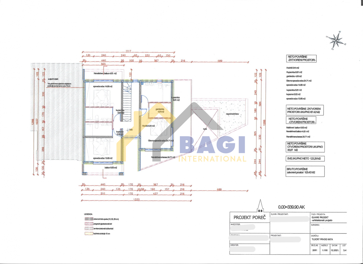 Zemljišče z gradbenim dovoljenjem – Vižinada