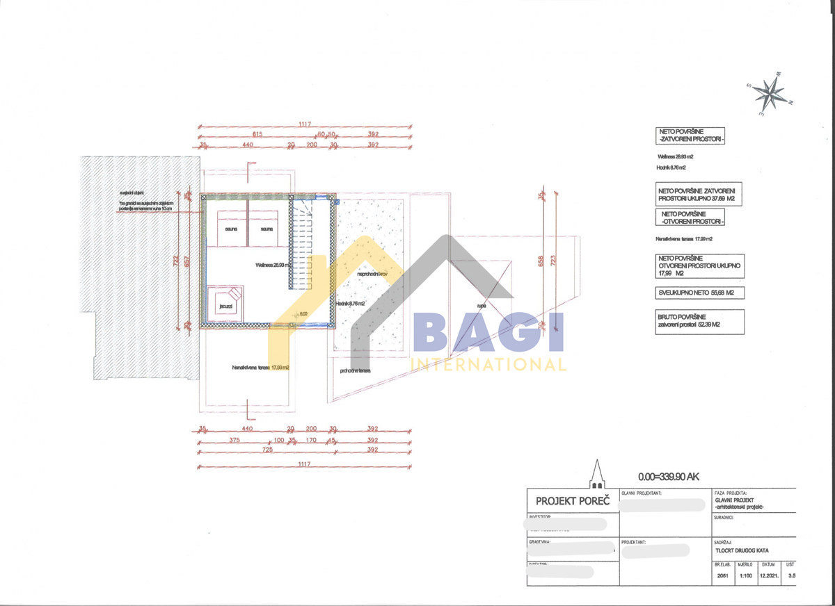 Zemljišče z gradbenim dovoljenjem – Vižinada