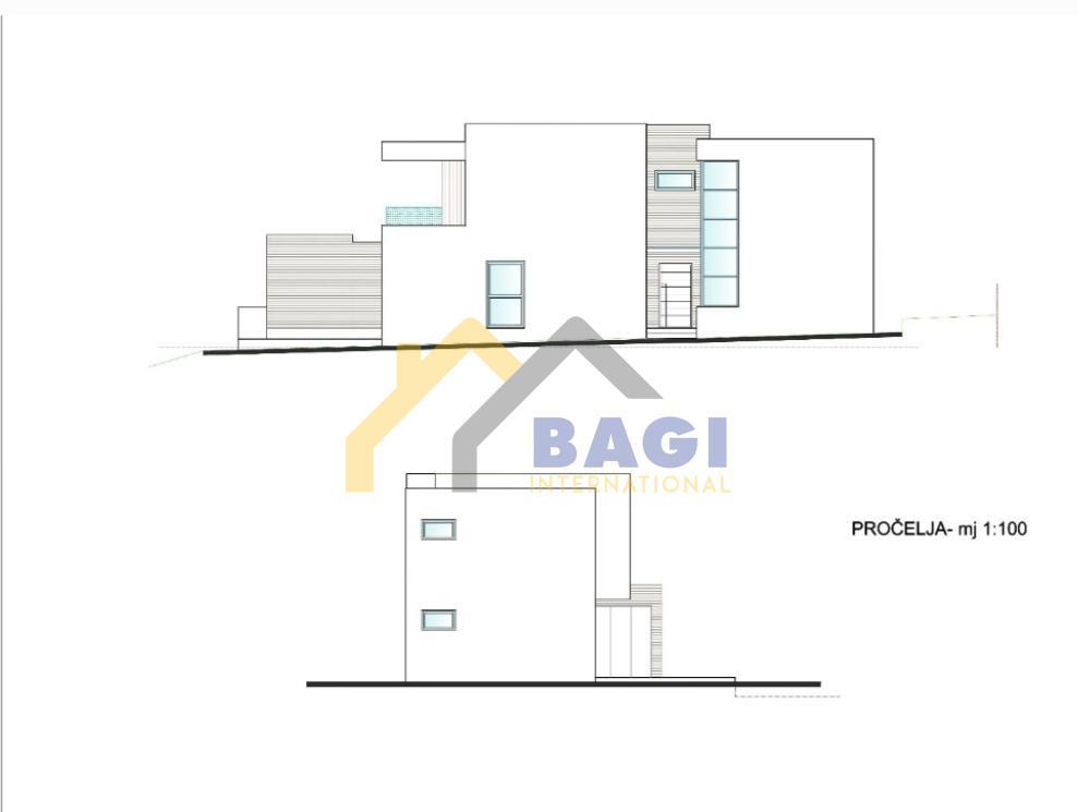 GRADBENIŠKO ZEMLJIŠČE NA VRHUNSKI LOKACIJI Z GRADBENIM DOVOLJENJEM Z RAZGLEDOM 50 M OD MORJA