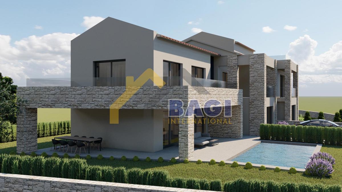 Zazidljivo zemljišče z zgrajenim nadtemeljem – Vižinada