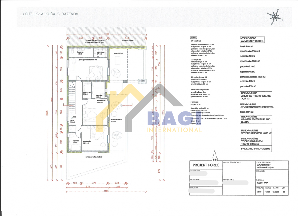 Zazidljivo zemljišče z zgrajenim nadtemeljem – Vižinada