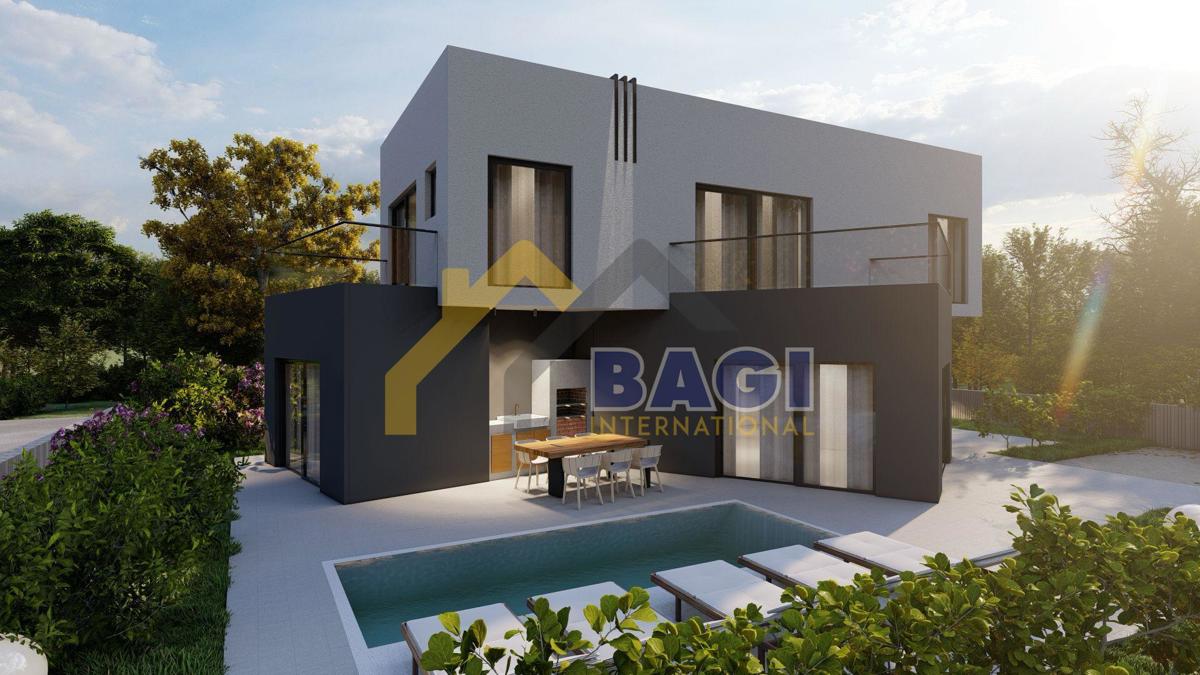 Fažana - Gradbeno zemljišče z dovoljenjem za hišo z bazenom