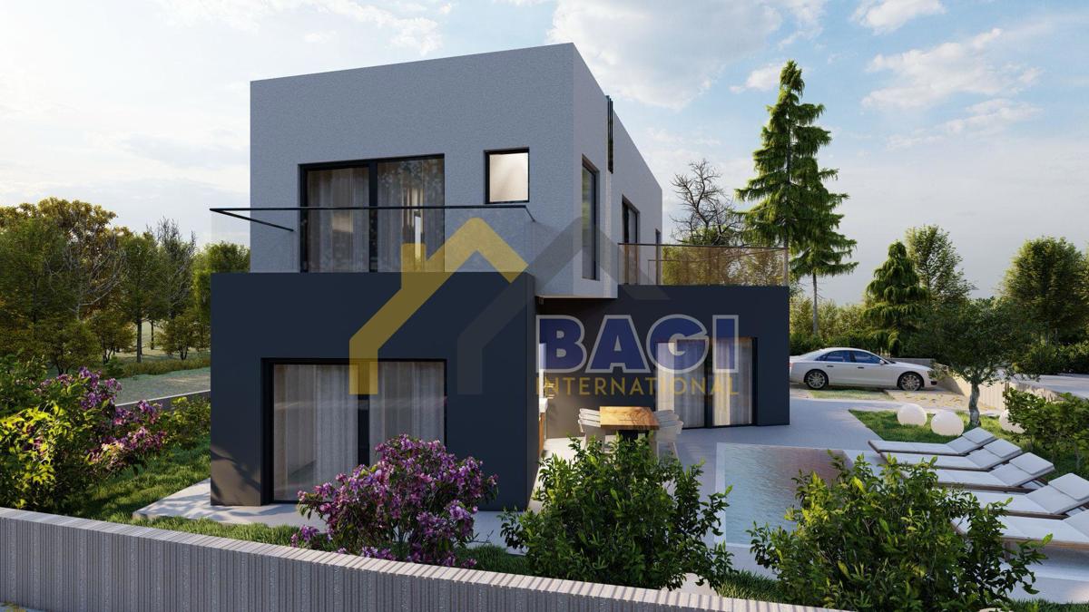 Fažana - Gradbeno zemljišče z dovoljenjem za hišo z bazenom