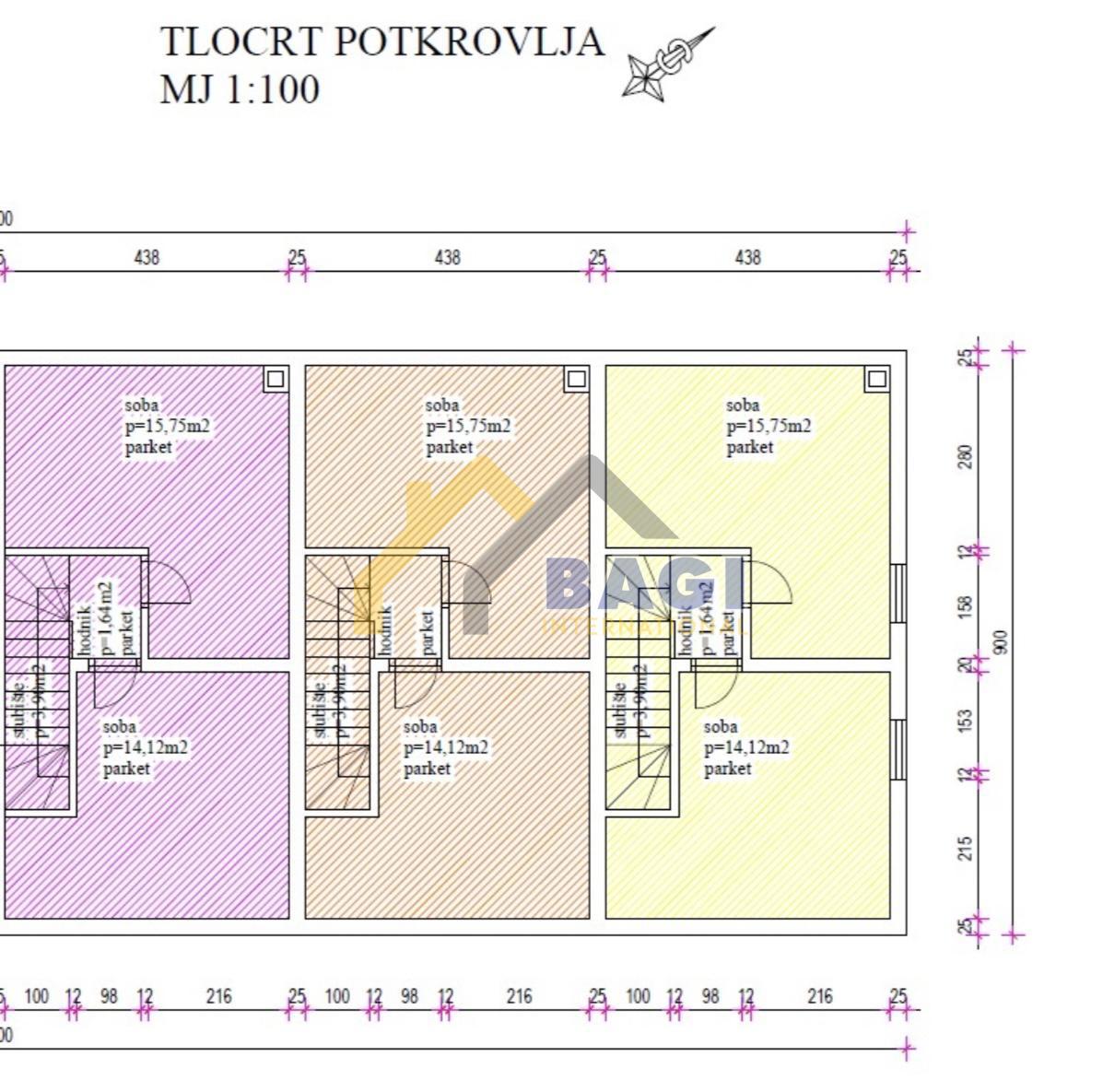 Apartmaj Hrvatski Leskovac, Novi Zagreb - Zapad, 319,23m2