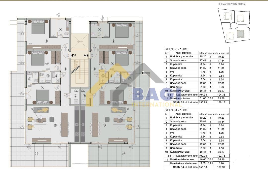 ROVINJ - LUKSUZNO STANOVANJE S STREŠNO TERASO 237,75 m2