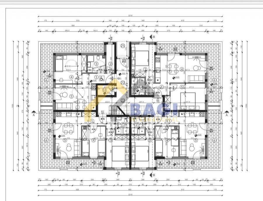 PULA ŠIKIĆI APARTMA B2-62,38m2-VRT-PARKIRNO MESTO