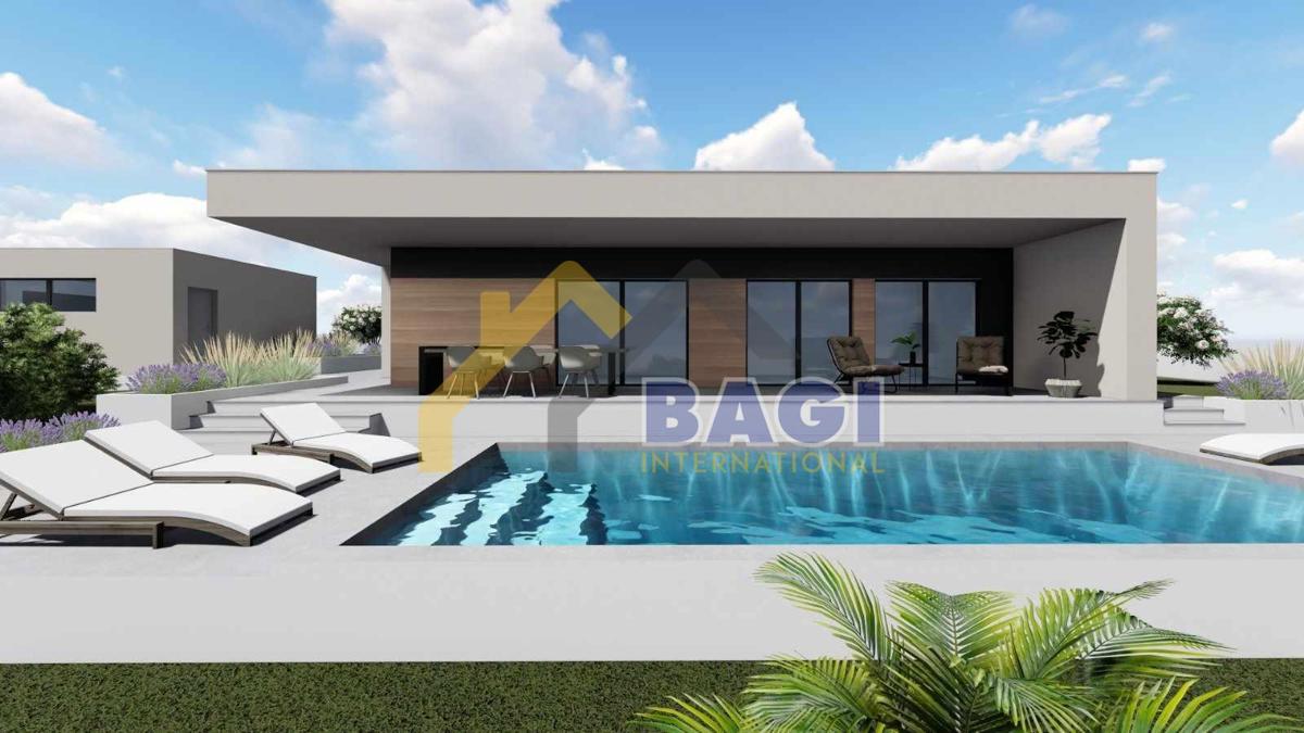 ISTRA - LIŽNJAN Moderna vila z bazenom in garažo