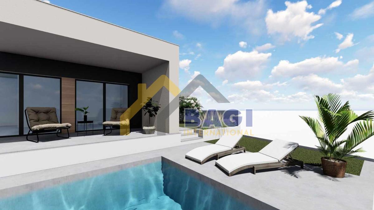 ISTRA - LIŽNJAN Moderna vila z bazenom in garažo