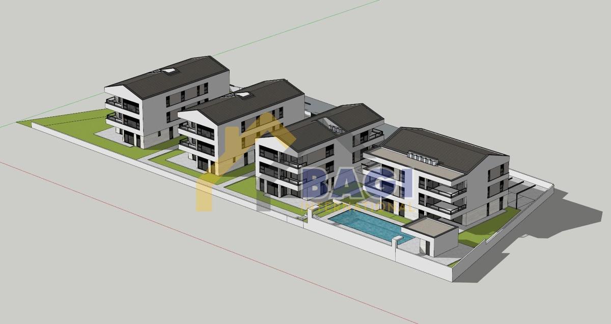 Prodamo Fažana-Valbandon Novogradnja A3 Apartma 72.24m2