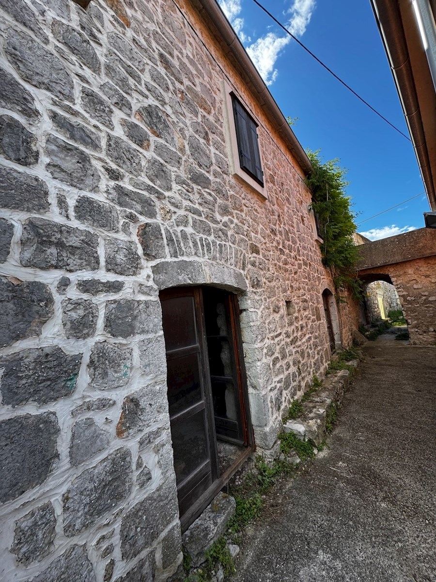 Kamnita hiša z vrtom in zemljiščem Dol, otok Hvar