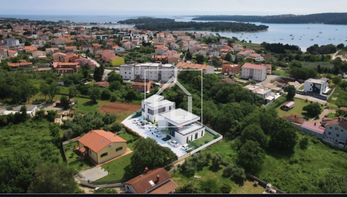 Hiša Medulin, hiša s 3 apartmaji, nov projekt v izgradnji!!